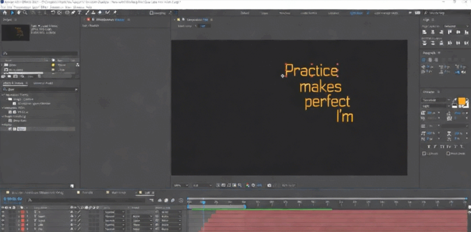 AE创建霓虹灯效果动画工作流程视频教程(图6)