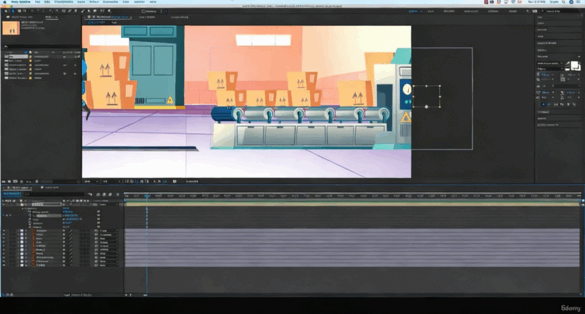 AE初学者制作动画特效基础知识工作流程视频教程(图5)