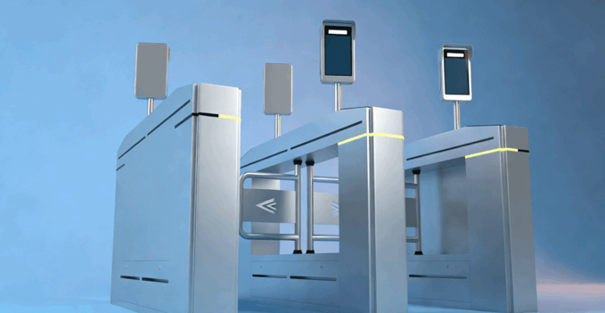 人行道闸 安检刷卡 (图2)