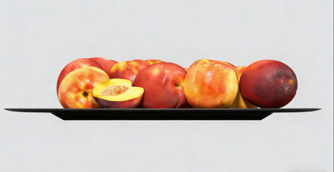 油桃水果模型 Nectarines Fruit model(图3)