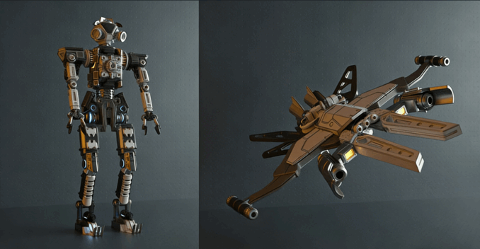 9套炸裂的科技感零件模型(图7)