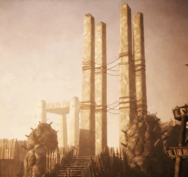 C4D原始社会上古部落建筑模型合集素材包(图3)