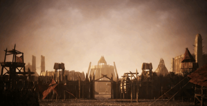 C4D原始社会上古部落建筑模型合集素材包(图6)