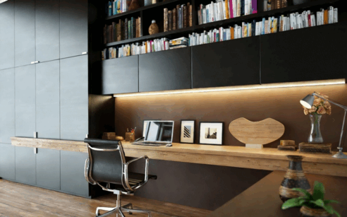 [家具模型] 32组高质量办公桌书桌学习桌陈设等相关3D模型合集 Evermotion Archmodels第185季(图3)