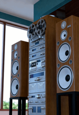 [家具模型] 复古音频系统设备雕刻3D模型合集(图2)