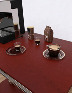 [家具模型] 茶水间咖啡机辅助道具3D模型合集(图2)