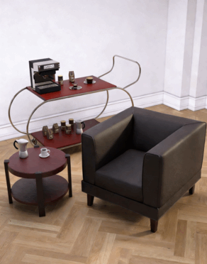 [家具模型] 茶水间咖啡机辅助道具3D模型合集(图4)