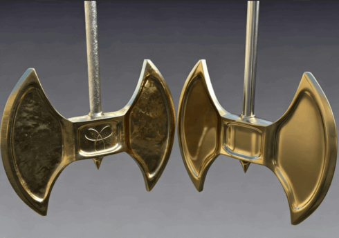 [家具模型] 运动和歌唱类金银铜三种材质闪亮人物或物品奖杯3D模型合集(图2)