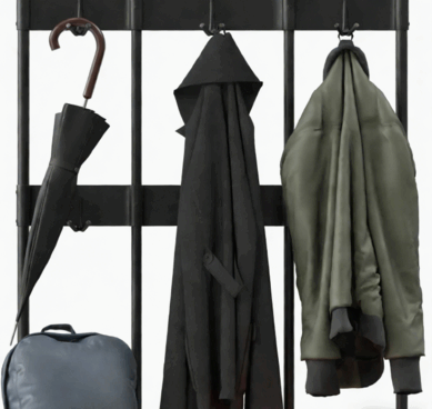 [家具模型] 衣架衣帽架挂衣服架高质量3D模型(图3)