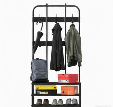 [家具模型] 衣架衣帽架挂衣服架高质量3D模型(图1)