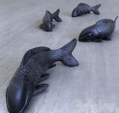 [家具模型] 90组高质量雕塑雕刻艺术品3D模型合集(图3)