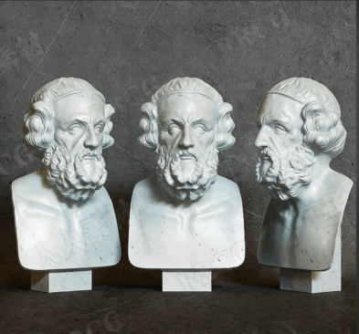 [家具模型] 90组高质量雕塑雕刻艺术品3D模型合集(图4)