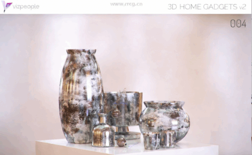 [家具模型] 80组高品质家庭小饰品装饰3D模型合集(图3)