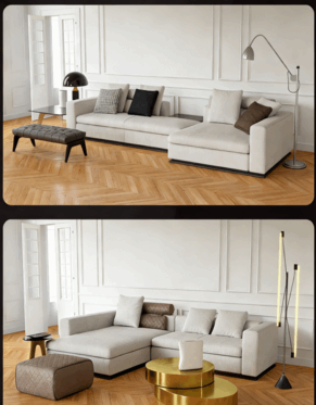 [家具模型] 20组高品质沙发家居3D模型合集 Evermotion Archmodels第197季(图5)