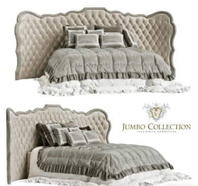 [家具模型] 50组精品床家具3D模型合集(图3)