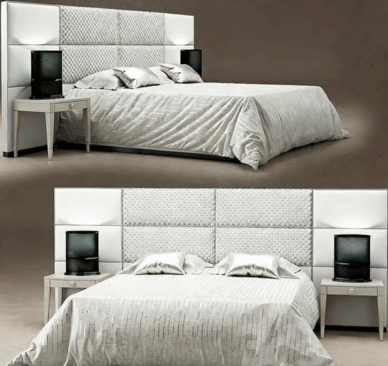 [家具模型] 50组精品床家具3D模型合集(图2)