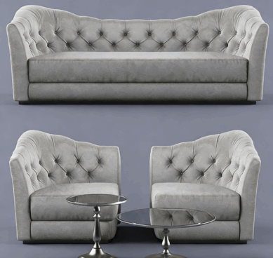 [家具模型] 400组精品沙发家具3D模型合集 (图4)