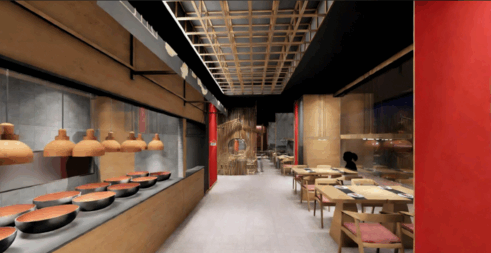 42套快餐店CAD餐饮空间CAD中餐厅CAD面馆CAD汉堡店CAD肯德基CAD米粉店CAD快餐店(图6)