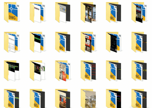 42套快餐店CAD餐饮空间CAD中餐厅CAD面馆CAD汉堡店CAD肯德基CAD米粉店CAD快餐店(图2)