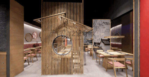 42套快餐店CAD餐饮空间CAD中餐厅CAD面馆CAD汉堡店CAD肯德基CAD米粉店CAD快餐店(图4)