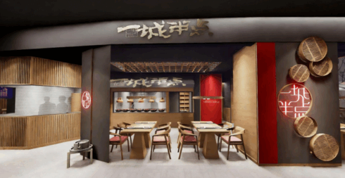 42套快餐店CAD餐饮空间CAD中餐厅CAD面馆CAD汉堡店CAD肯德基CAD米粉店CAD快餐店(图5)