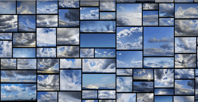 247张逼真蔚蓝天空云层朵高清参考图合集(图1)