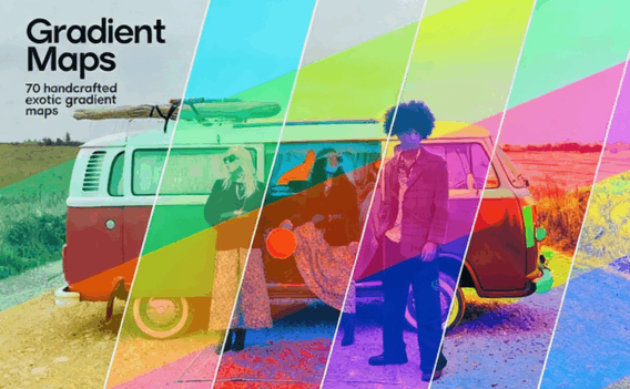 70组现代个性强烈风格艺术特效PS渐变贴图(图3)