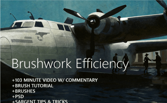 Jarod Erwin画师数字绘画自定义PS笔刷合集 附教程(图1)