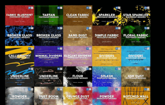 3000组超豪华自定义实用PS笔刷合集(图4)