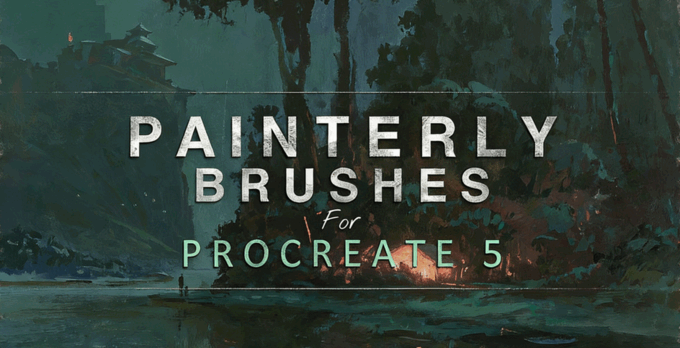 44组大师级数字绘画自定义Procreate笔刷合集(图1)