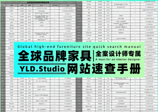全球品牌家具网站速查手册(图1)