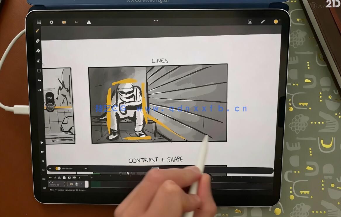 【中文字幕】分镜故事板创意设计基础核心技能训练视频教程(图6)