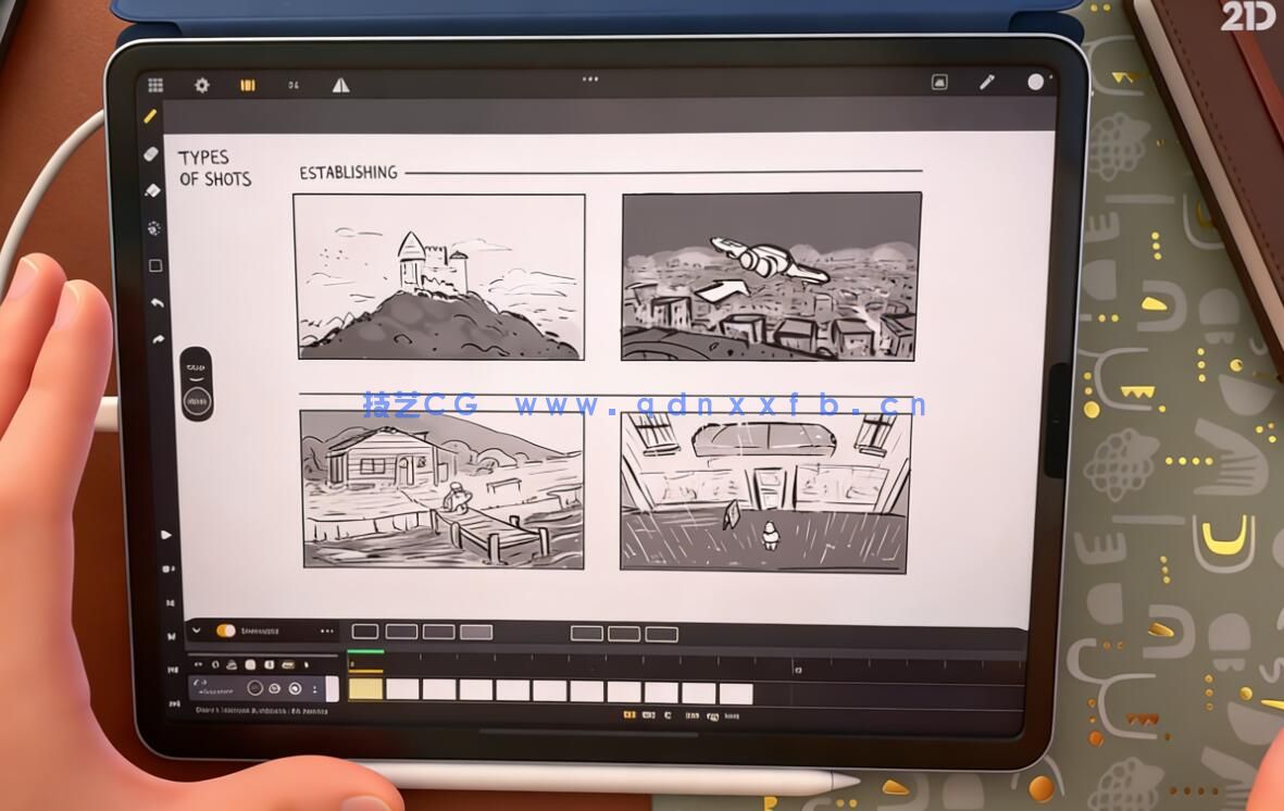 【中文字幕】分镜故事板创意设计基础核心技能训练视频教程(图8)