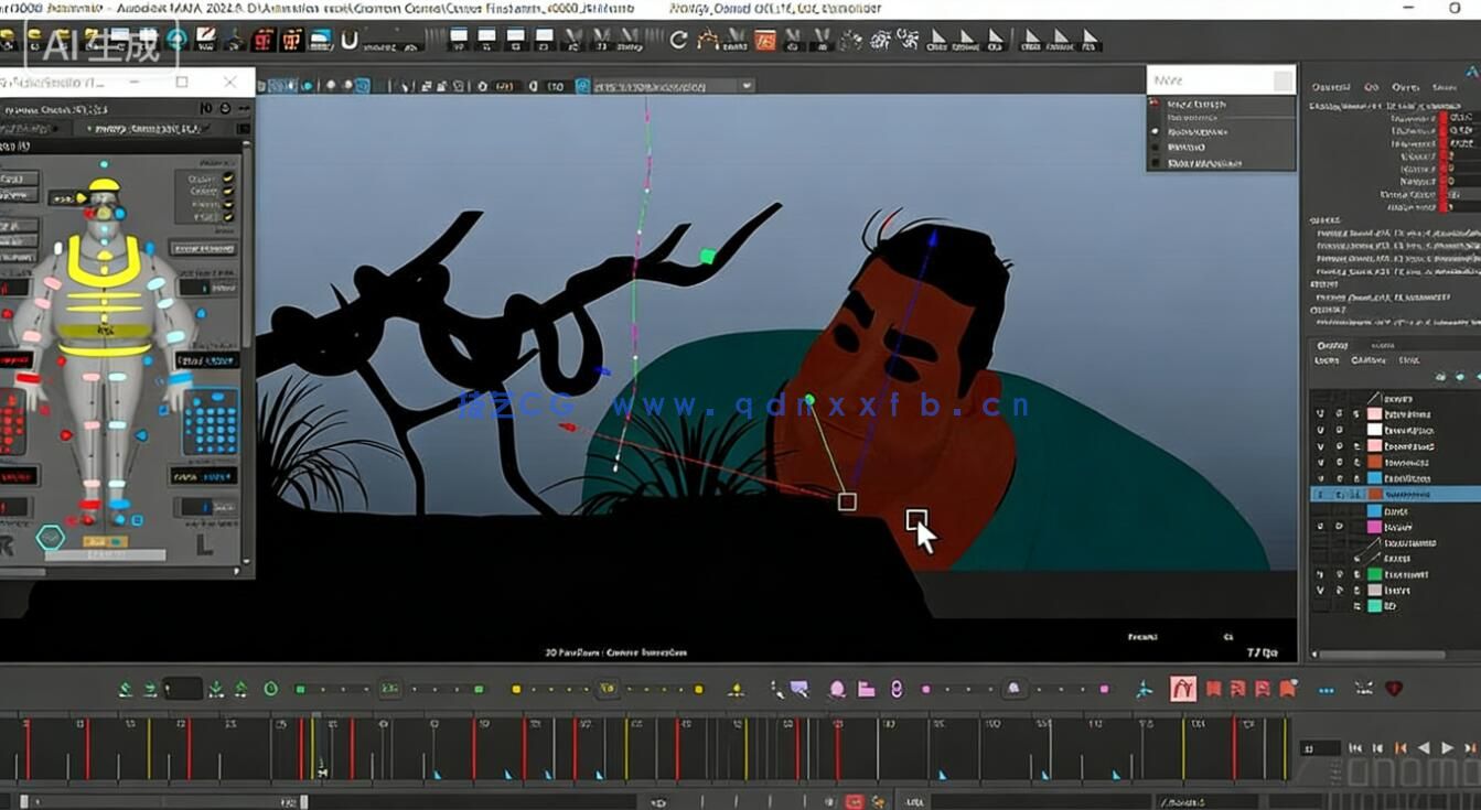 【中文字幕】Maya电影级表演角色动画大师班视频教程(图7)