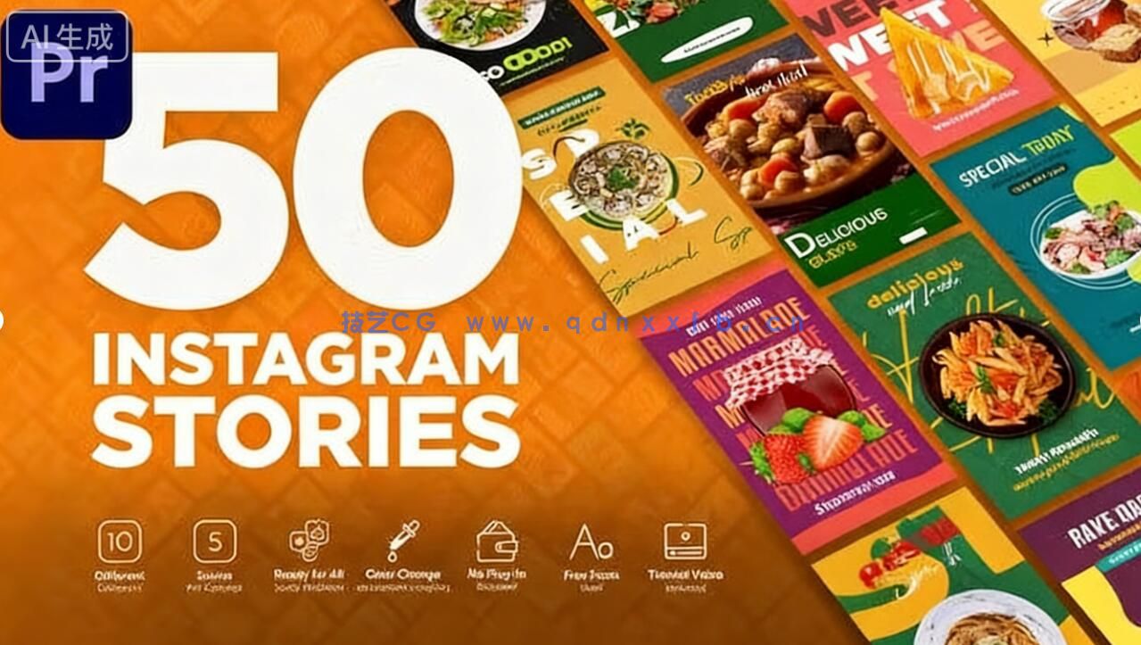 Premiere Pro精美设计动画PR模板2023年度3月合集(图8)