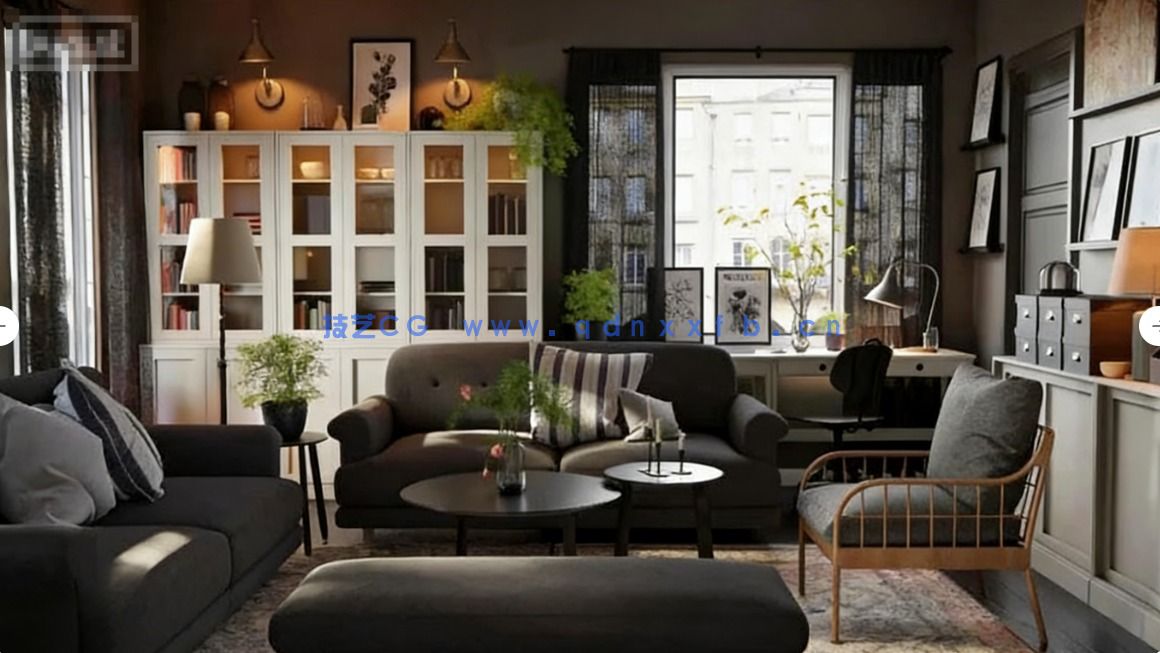 [室内设计] Blender高质量室内家具设计场景3D模型 第九季(图2)