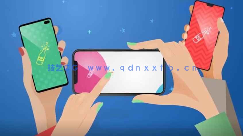 手机移动端卡通新年开场展示动画PR模板(图1)