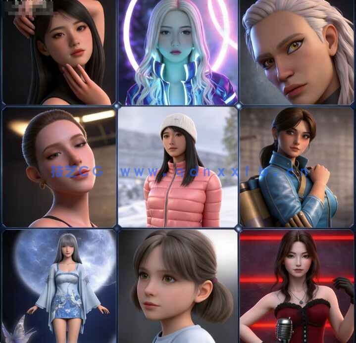 [Daz3D角色] Daz3D各类角色3D模型合集2026年第三季(图1)