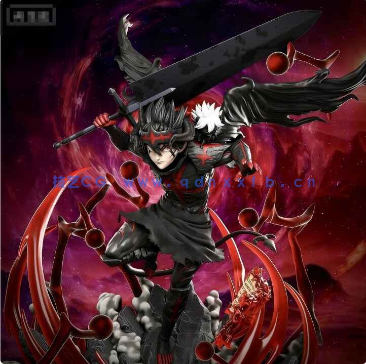 [3D打印人物] 阿斯塔Asta觉醒最强形态《黑色五叶草》动漫角色雕刻手办3D打印模型(图6)