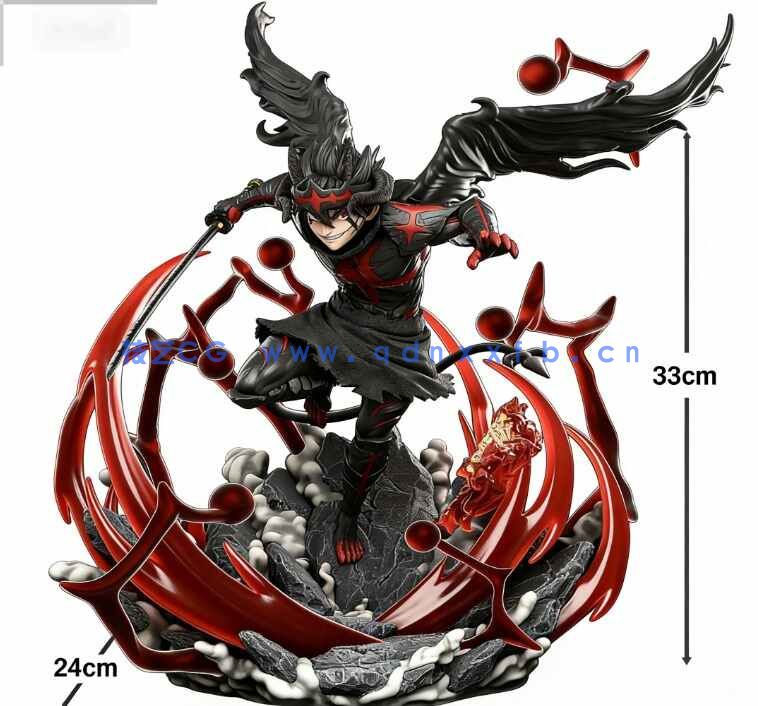 [3D打印人物] 阿斯塔Asta觉醒最强形态《黑色五叶草》动漫角色雕刻手办3D打印模型(图8)