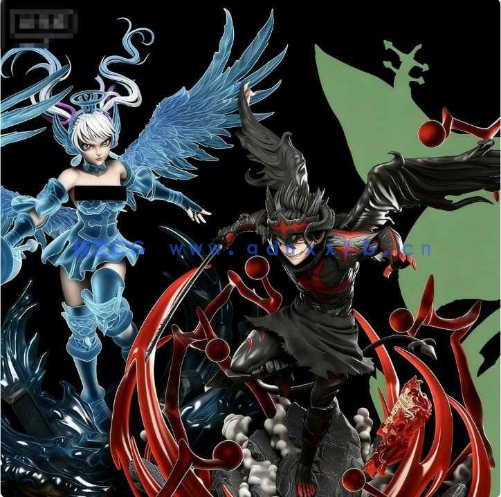 [3D打印人物] 阿斯塔Asta觉醒最强形态《黑色五叶草》动漫角色雕刻手办3D打印模型(图7)