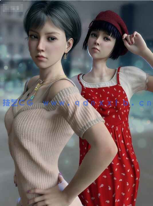 [独立角色] Daz3D各类角色3D模型合集2023年度1月第六季(图1)