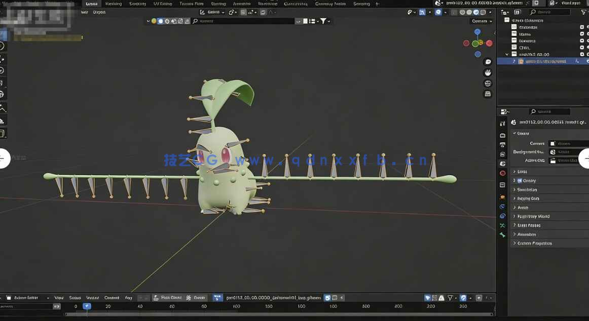 [独立角色] 237个《宝可梦》宠物小精灵角色3D模型与动画资源合集 Blender格式(图3)