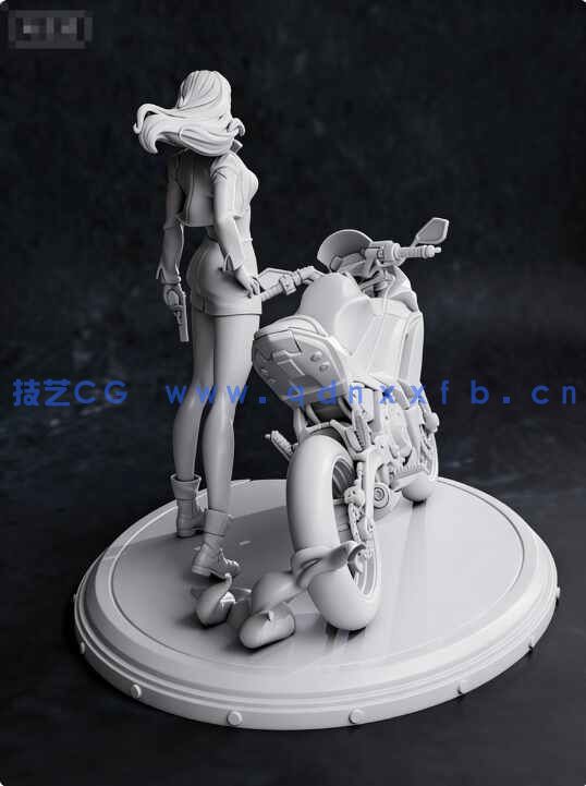 [独立角色] 新世纪福音战士EVA动漫角色葛城美里雕塑3D打印模型(图4)