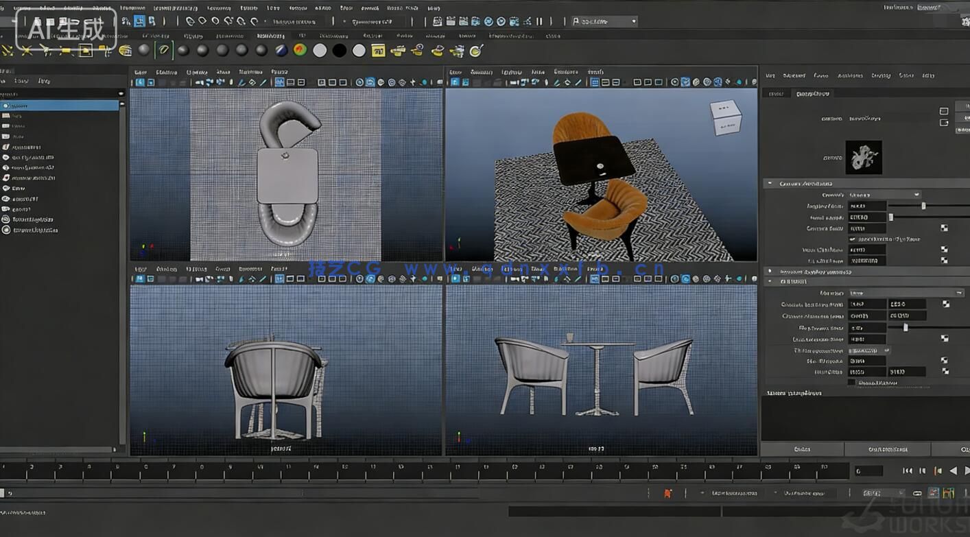 【中文字幕】Maya 2026基础核心技术入门训练视频教程第一季(图7)