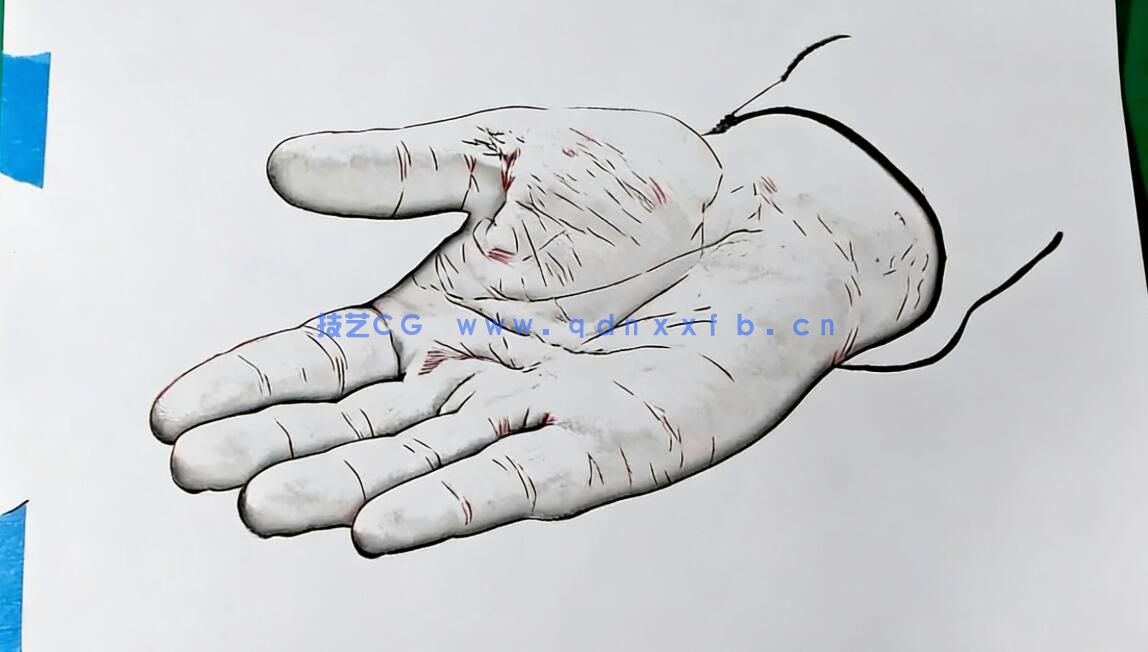 【中文字幕】皮肤质感纹理写实绘画技巧视频教程(图2)