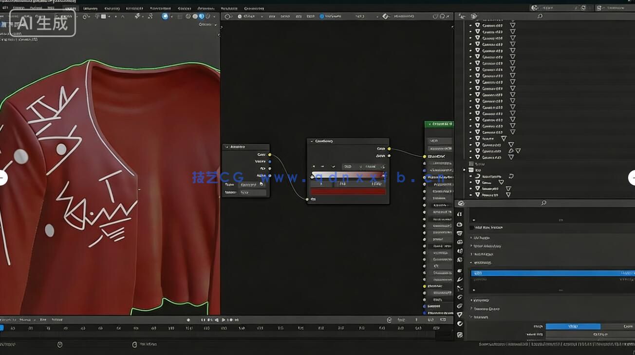 【中文字幕】Blender海盗路飞动漫角色雕刻手办制作流程视频教程(图5)