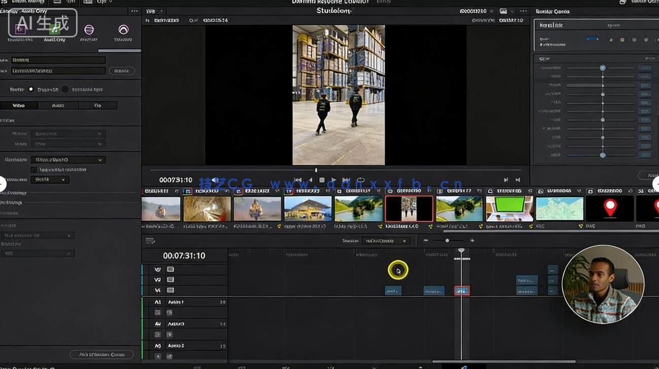 【中文字幕】DaVinci Resolve 19视频编辑与好莱坞级调色终极指(图6)