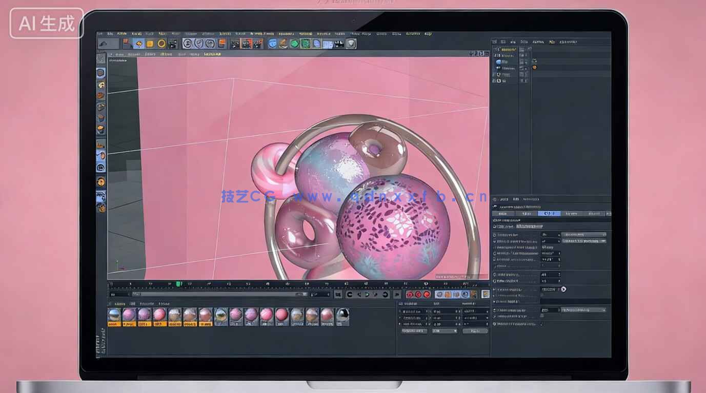 【中文字幕】C4D三维视觉设计在社交媒体上应用视频教程(图8)