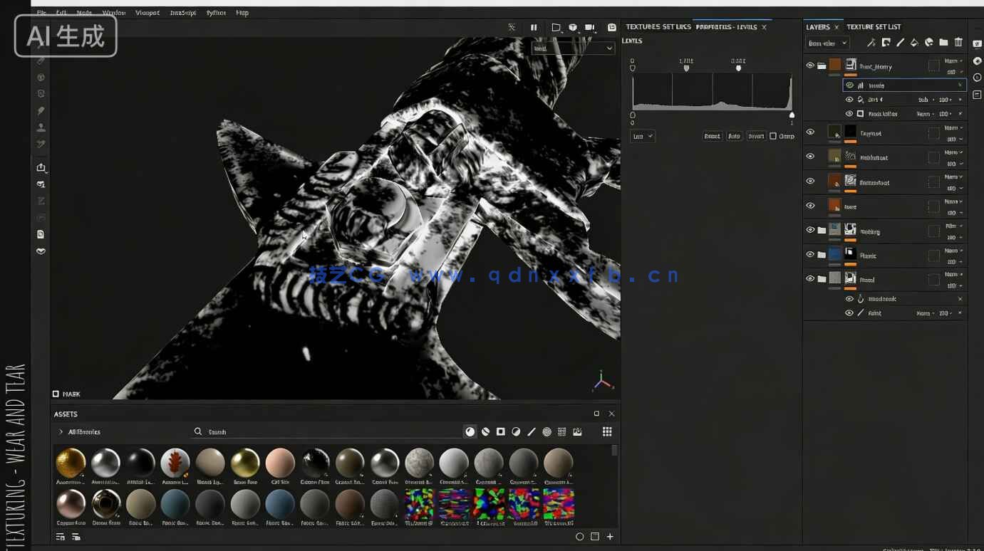 【中文字幕】Maya后末日题材匕首武器游戏资产实例制作视频教程(图5)